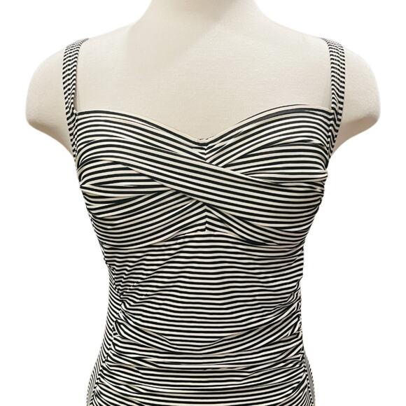 Nip Tuck Swim Sorrento Stripe Joanne One Piece Size 12 - Picture 4 of 14